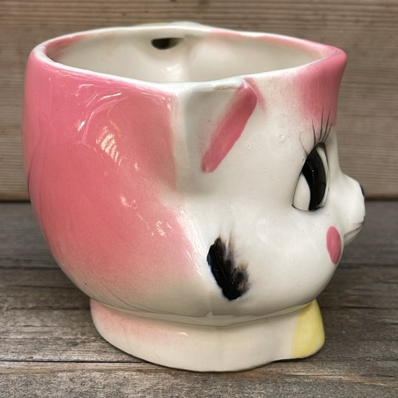 Vintage Ceramic 1 Cup Kitty Measuring Cup - Picture 5 of 12